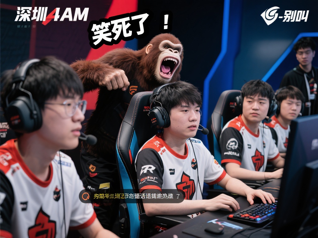 深圳4AM赛中语音趣闻:爆笑连连;猩猩叫声模仿;喊声不断 在电竞圈中,比赛不仅是技术的较量,更是选