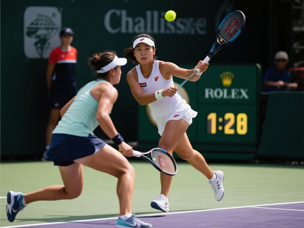 在查尔斯顿站首轮比赛中，张帅面对强劲对手